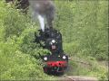 Zug Dampflokomotive fahren Dampflok - Steam locomotive train driving