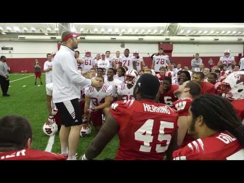 Wisconsin - Wisconsin Football celebrated Halloween with a little fun to start practice, when