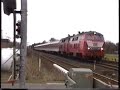 Diesellok BR 218 bei Heide (Holst) 1998 * Class 218 diesel locomotives?Diesellokomotiven eisenbahn