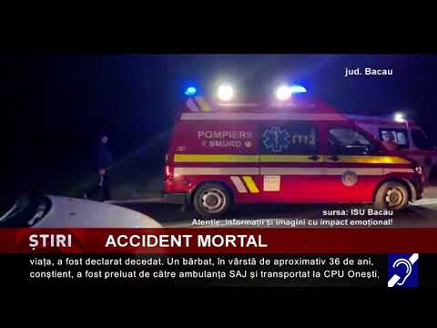 Accident mortal în Coțofănești