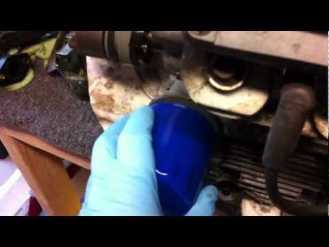 how to drain oil from kohler engine