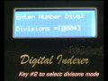 Digital indexer added to Shoba 6 rotary table