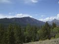Along the east side of Cooke City, Montana passing into Wyoming!