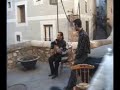 flamenco-pedazo de artistas cantando en la calle