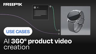 Create a 360° product video with AI | Freepik Use Cases
