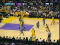 Kobe says "watch this" to a fan and sinks it