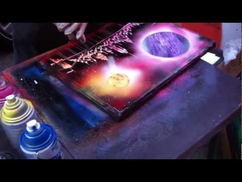 how to art spray paint