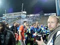 KKS Lech Pozna? - FK Austria Wiede? 4:2 - Po meczu na murawie...