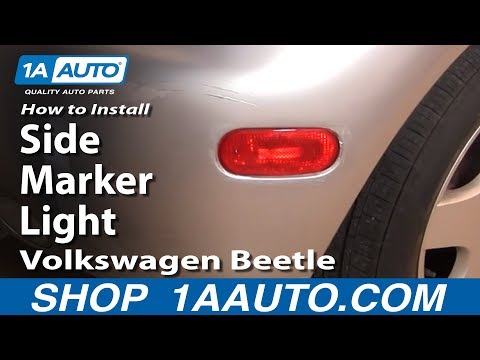 How To Install Replace Rear Side Marker Light Volkswagen Beetle 98-05 1AAuto.com