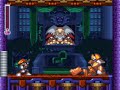 Kings fortress is a pain in the ass because of his tank. This is a long stage and is probably the hardest stage of the entire game.

While fighting kings first form do not shoot or he will shoot a beam right back at you as shown in this video. He is invincible during this form.


Ultimate Tank Form: Double jump and nail him in the head with your buster. If he opens his arms up use lightning bolt and if you hear a sound and he blows smoke that means he's charging. Watch for shadows on the ground, those are bombs he will launch where you were standing previously, you can just walk out of the way. If his laser comes out to charge just repeatedly shoot at it and it should break.