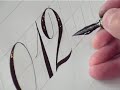 How to write Numbers in Copperplate Style How to write Numbers in Copperplate Style