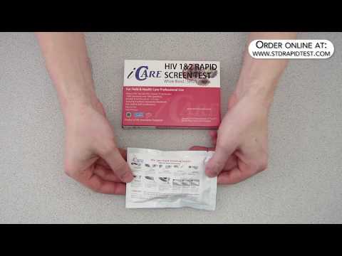 How to use an iCare HIV test kit - by LT Labs