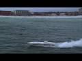 AVS Partenavia P68 with Cineflex Covering a Power Boat Race