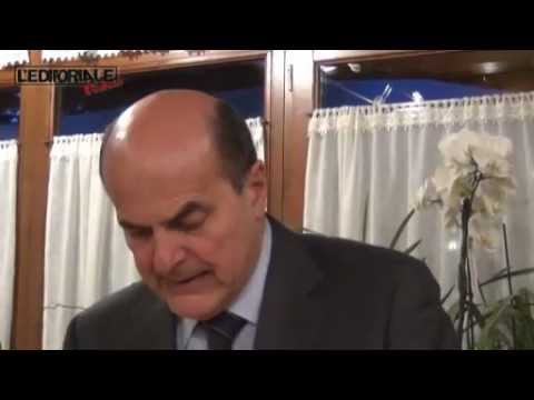Bersani: tutto quello che arriverà dall'Aquila sarà un orgoglio!