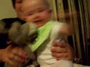 laughing