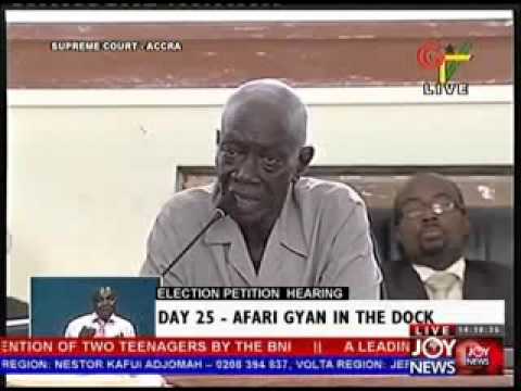2012 Election Petition Hearing on Joy News (30-5-13)