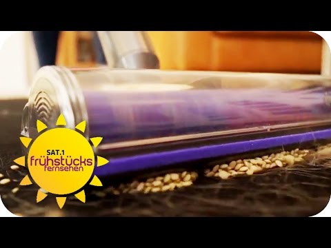 Neue SAUGWUNDER? Staubsauger im  Test | SAT.1 Frühstücksfernsehen