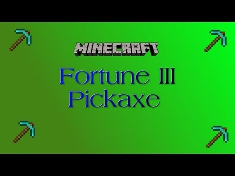 how to get fortune x minecraft