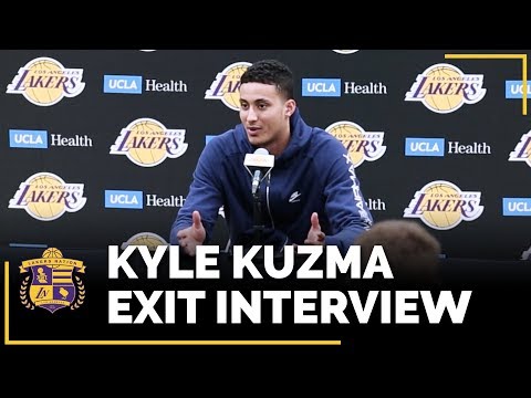 Video: Lakers Exit Interviews 2018: Kyle Kuzma (With Time Stamps!)