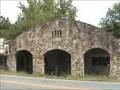 Alabama Views - Old automobile garage and Hwy 35 bridge