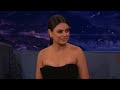 she's saying lovely, sweet things to her dad, but it just sounds like angry declarations of war.more conan @ http://teamcoco.com/video team coco is the offic...