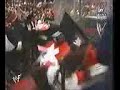 Mankind first fall from Hell in a Cell Mankind first fall from Hell in a Cell