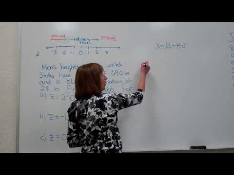 how to turn percentages into z scores