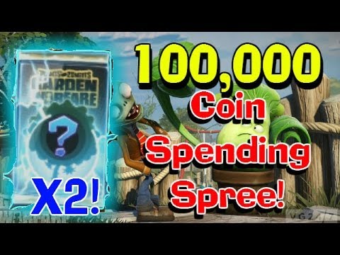100,000 Coin Shopping Spree - 2 X SUPER RARE CARD PACK OPENING - TANK + ICE Garden Warfare