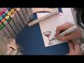 Copic Markers Martini Card