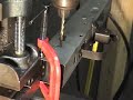 Drilling rear trunnion holes