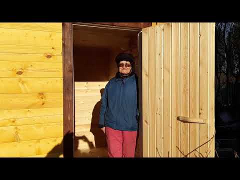 24.Готовая баня под ключ. Проект Б-2. Размер бани 4,0 х 2,3 м. Видеоотзыв