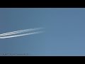 1.Austrian Airlines Boeing 767-300 Reg: OE-LAY From: Vienna,Schwechat To: Beijing,Capital Altitude: 25500 feet / 7811m 2.Korean Air Cargo Boeing 747-400F Reg: HL7602 From: Seoul,Incheon Via: Vienna,Schwechat To: Mulhouse,Basel Altitude: 27275 feet / 8313m 3.Lufthansa Boeing 747-430 Reg: D-ABVK From: Frankfurt,Main To: Delhi,Indira Gandhi Altitude: 35000 feet / 10668m 4.Singapore Airlines Airbus A380-841 Reg: 9V-SKF From: London,Heathrow To: Singapore,Chong Altitude: 35000 feet / 10668m 5.Air Cargo Germany Boeing 747-400F Reg: D-ACGB From: Hahn,Hahn / Frankfurt To: Mumbai,Chhatrapati Shivaji Altitude: 31000 feet / 9450m 6.Eva Air Boeing 747-400F Reg: B-16482 From: Frankfurt,Main To: Delhi,Indira Gandhi Altitude: 31000 feet / 9450m 7.Unknown / BAe-146 / Avro RJ 8.Asiana Airlines Reg: HL7419 From: Seoul,Incheon Via: Vienna,Schwechat To: Milan,Malpensa Altitude: 23525 feet / 7170m 9.Emirates Airbus A380-861 Reg: A6-EDF From: London,Heathrow To: Dubai Altitude: 37000 feet / 11278m The Camera: Sony HDR-CX116E