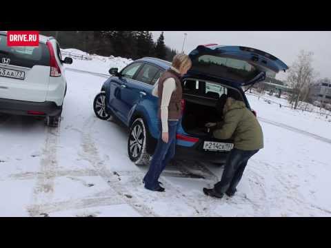 2013 Honda CR-V vs. Kia Sportage — За кадром 2013 Honda CR-V vs. Kia Sportage — За кадром