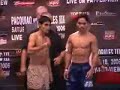 Boxing Weigh in Boxing Weigh in