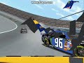 Shortly after the Checkerd Flag, J.J. Yely turns into me, #3, And the big one occurs.