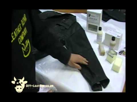 jacket videos - How to repair a leather jacket. We sell a range of DIY leather repair kits. Very simple & easy to use. Will save you £££'s off the normal repair service pric...