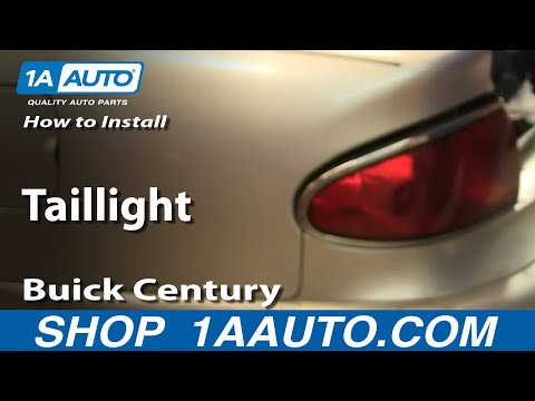 How To Install Replace Taillight Buick Century 97-05 1AAuto.com