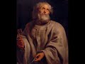 this is my first video made of this formVillancico a 3 al Principe de los Apóstoles N.S.S. PedroAunque al sueño pareceque Pedro se quiere entregar,no hay tal, no, no,que quien ama buscar el dormires para velarQue como amor le inflamase acerca a la llamaque le ha de abrasar.Y aunque aquel beleñoparece que es sueñono hay tal, no ,no,que quien ama buscar el dormires para velarCoplas1. De cierto oneroso empeñotiene Pedro tal cuidado,que como anda desvelado,busca por remedio el sueño.Mas aunque goza fueros de dormidodilata el pensamiento recogido.2. Como amor le aflige luego que se siente sin lo que ama,se va acercando a la llamapor decir que Amor es fuego.Y, así, dormir en semejante estado,sólo es para decir que está abrasado.Capilla Virreinalcomment it