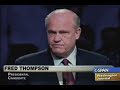 Fred Thompson Gets Scared by Balloon Popping