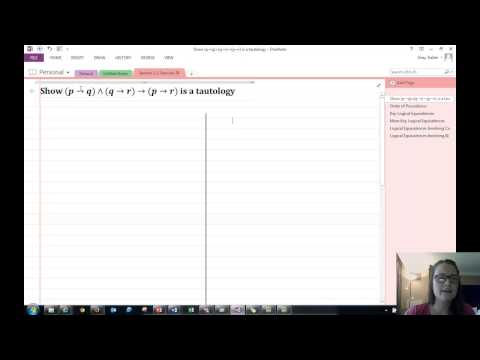 how to prove logical equivalence