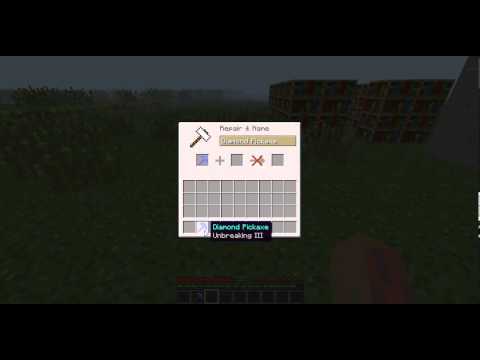 how to make an anvil in minecraft