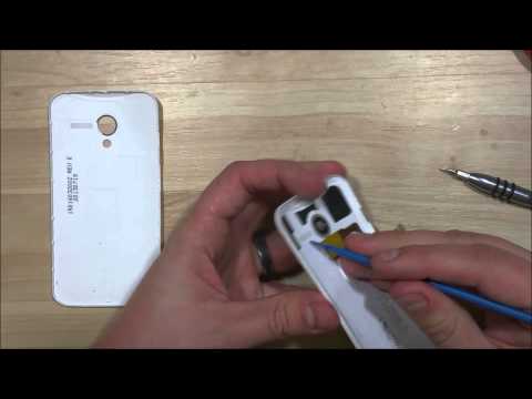 how to change moto x battery