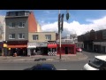Tram Ride along the Golden Mile Blackpool UK (from Little Bispham to the Pleasure Beach).
