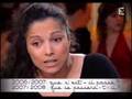 Les blancs traités de sous-chiens par une arabe à la télé