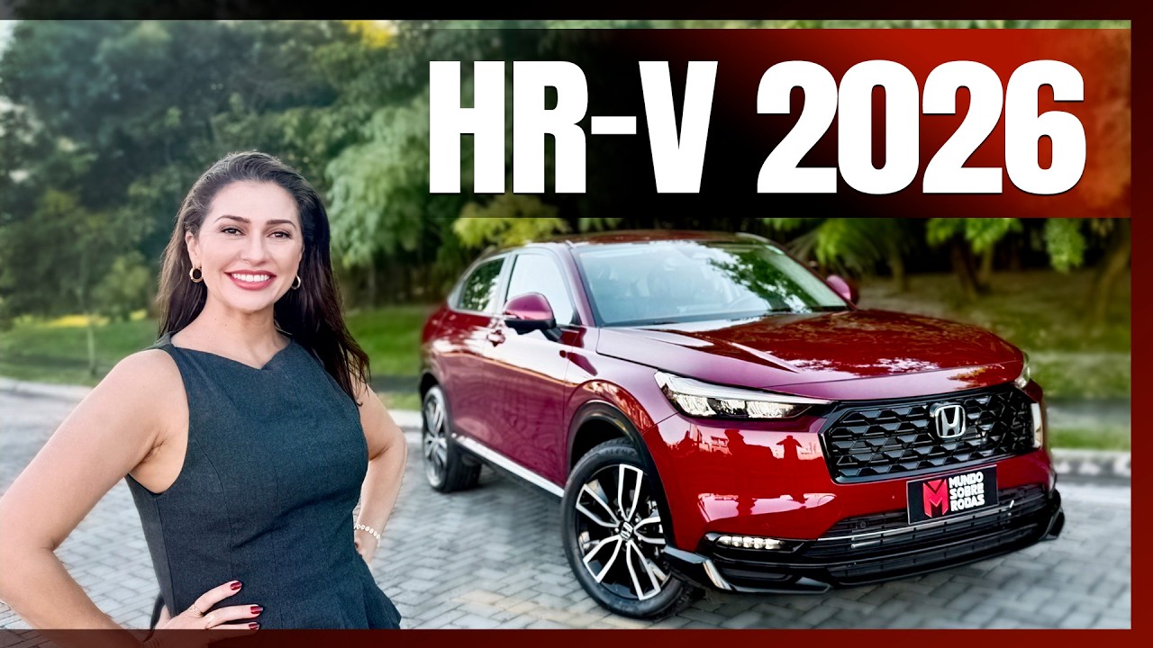 Honda mexeu pouco no HR-V 2026, mas acertou muito! Linha 2026 tem bônus de R$ 10 mil!!!