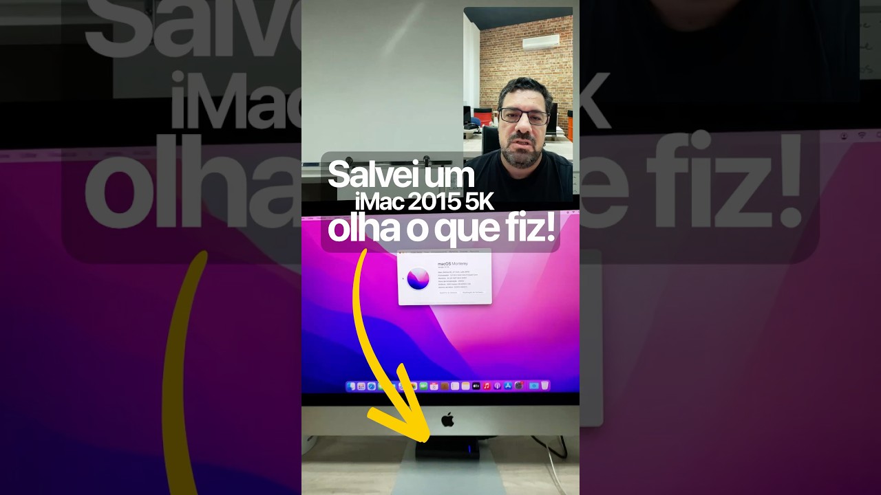 iMac com HD morto virou máquina rápida assim #beforeandafter #macupgrade