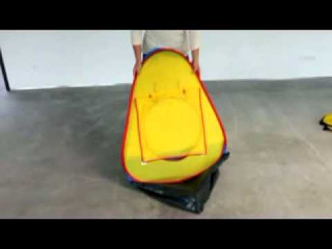 Abbau Pop Up Spielzelt Skyroc