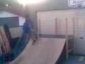 Bray Airing quarter pipe finishes with a stack