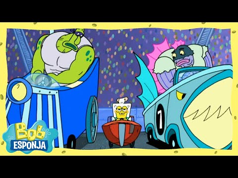 A Corrida da Demolição | Bob Esponja em Português