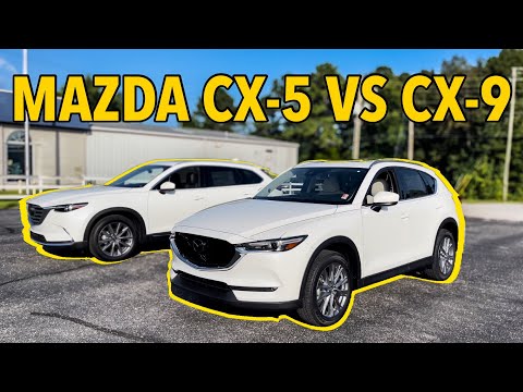the mazda cx 5 vs mazda cx 9 grand touring comparison in 8 minutes